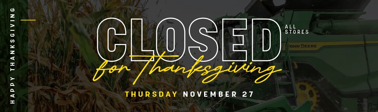 Closed for Thanksgiving